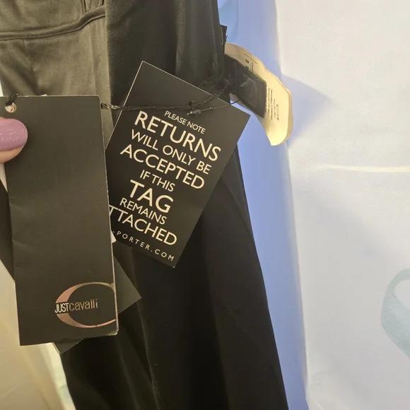 🔥NWT Roberto Cavalier Vintage Black Slinky Bustier Gown Maxi Dress 40 / 4 XS S - Picture 12 of 16